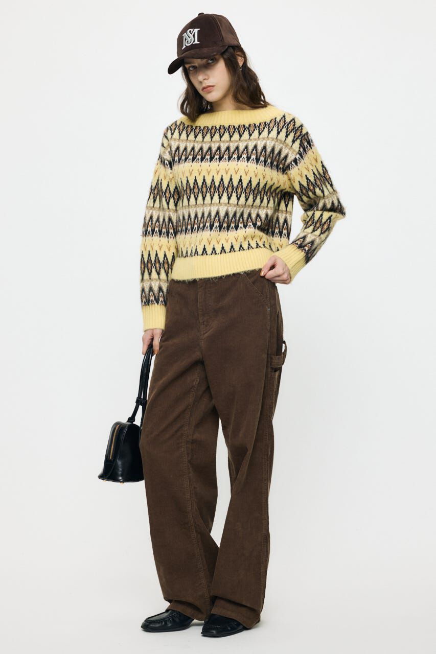 MOUSSY「LAYERABLE PAINTER パンツ」|その他|BRN