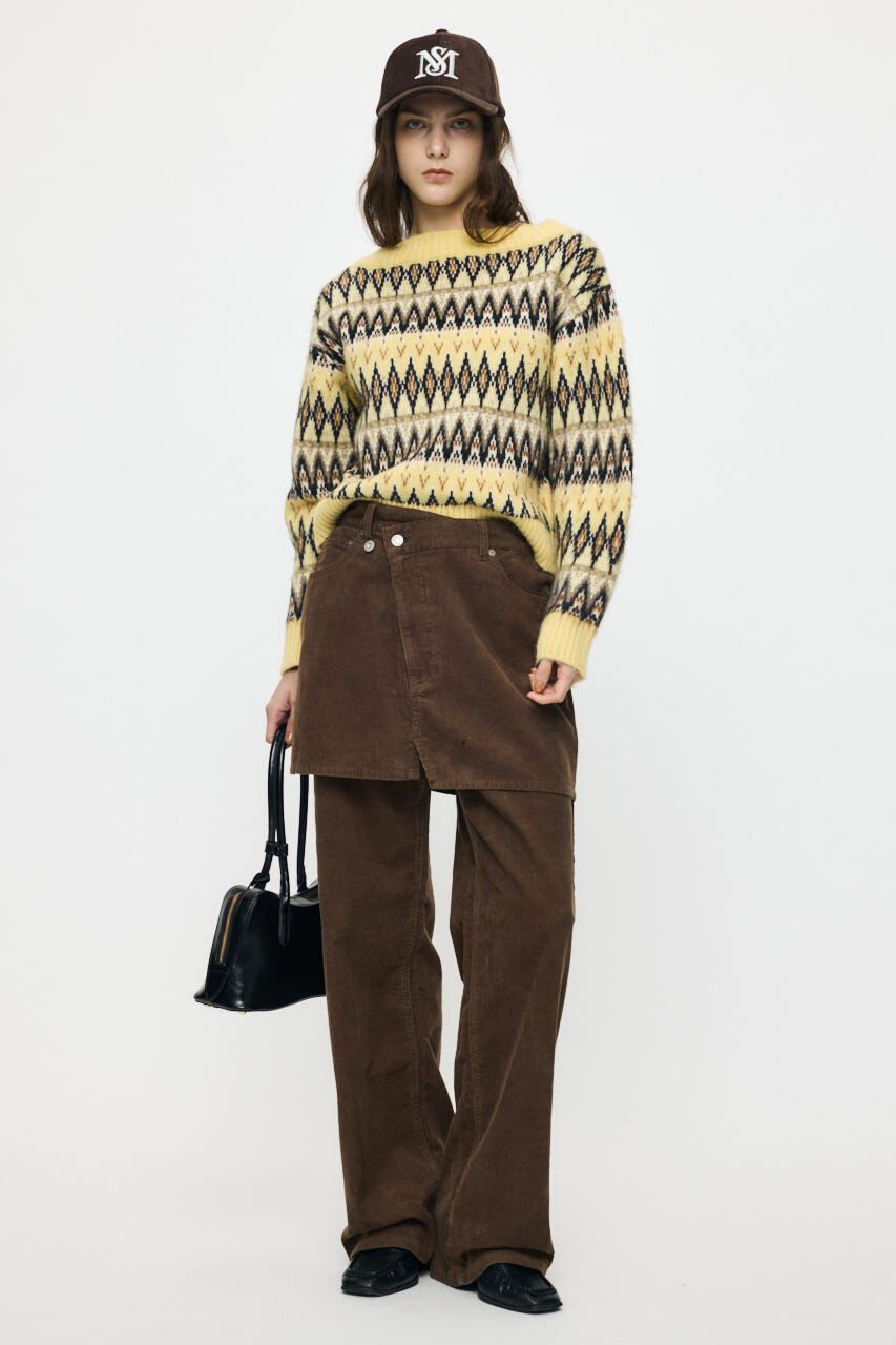 MOUSSY「LAYERABLE MINI スカート」|スカート|BRN