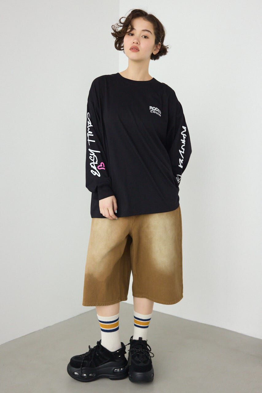 RODEO CROWNS「パッチデザインロングスリーブ Tシャツ」|Tシャツ・カットソー|