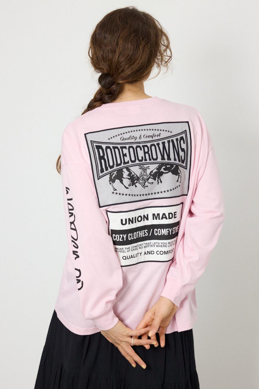 RODEO CROWNS「パッチデザインロングスリーブ Tシャツ」|Tシャツ・カットソー|