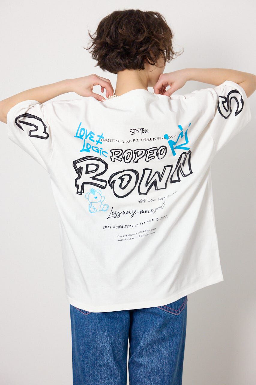 RODEO CROWNS「Graffiti プリントTシャツ」|Tシャツ・カットソー|