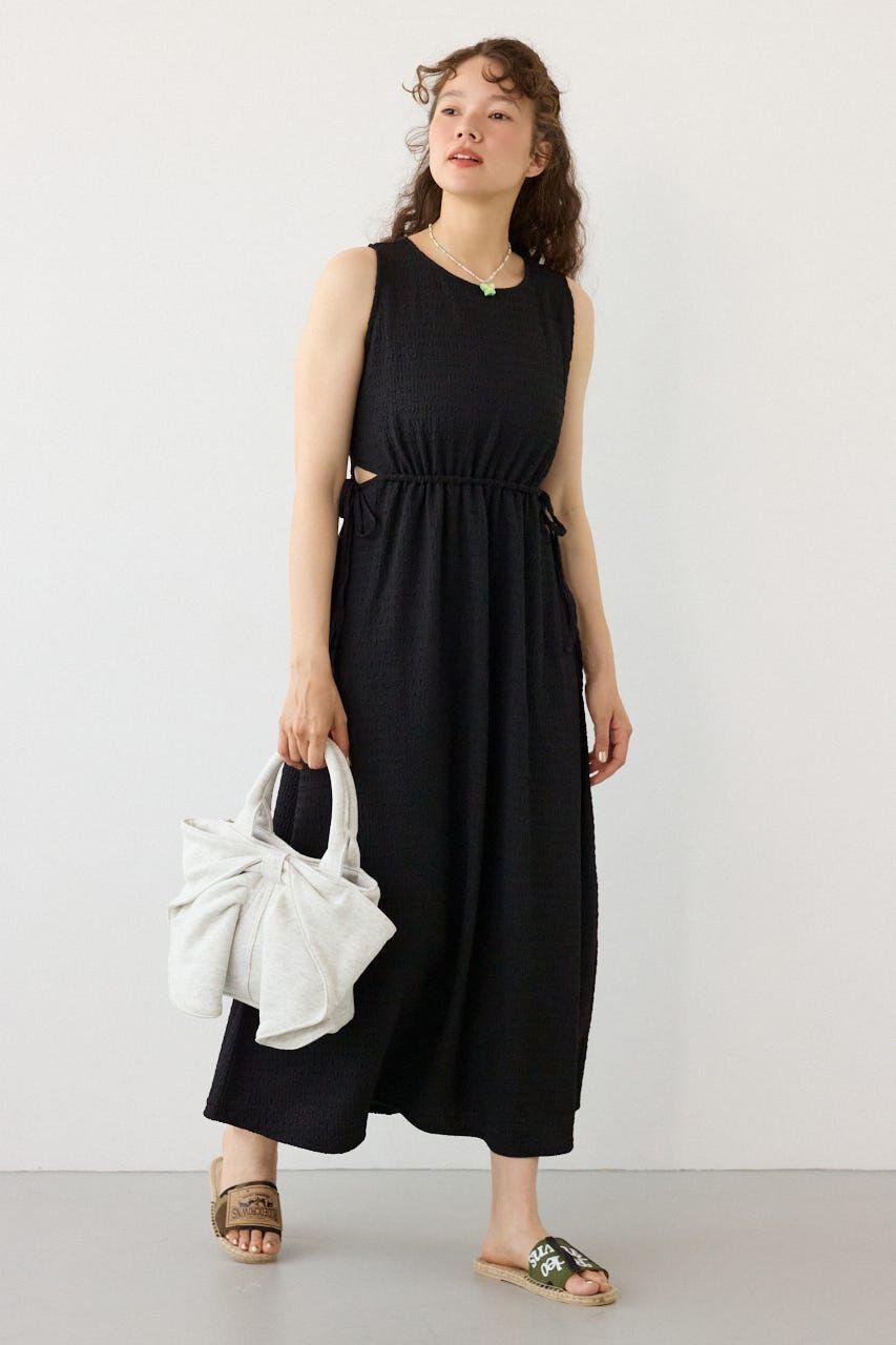 RODEO CROWNS「サイドホールノースリワンピース」|ワンピース|BLK