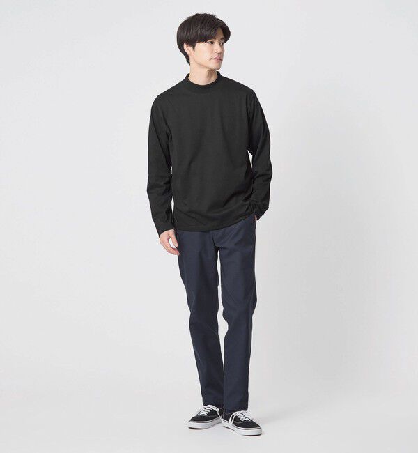 UNITED ARROWS green label relaxing「【WEB限定】JUST fit デイリーモック 長袖 Tシャツ -吸水速乾・抗菌-」|Tシャツ・カットソー|