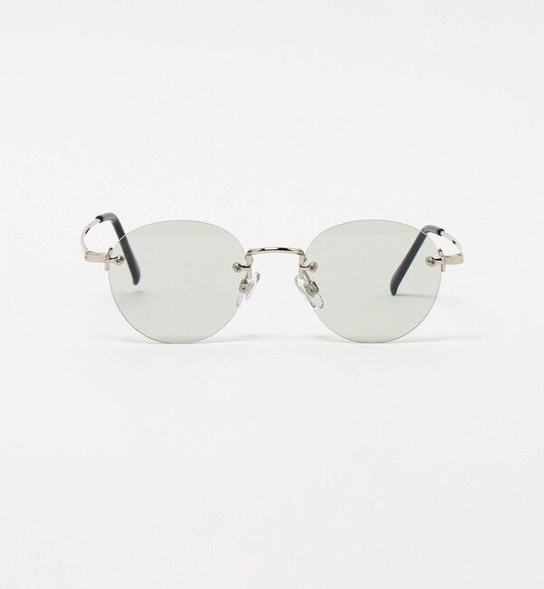 UNITED ARROWS green label relaxing「GLR メタル リムレス ファッション用グラス」|サングラス|DK.GRAY