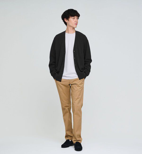 UNITED ARROWS green label relaxing「コットン カシミヤ ミラノリブ Vネック カーディガン -ハンドウォッシャブル-」|カーディガン|