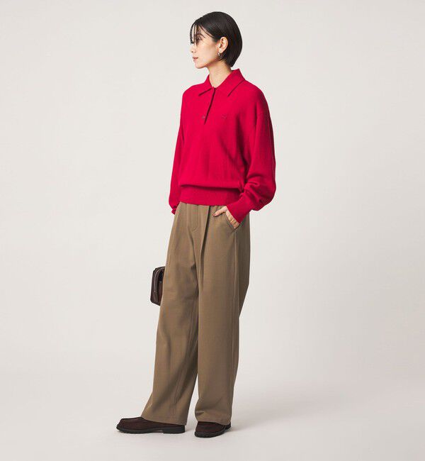 UNITED ARROWS green label relaxing「［size SHORT/TALLあり］オルマイ ウラキモウ ワイド パンツ ストレッチ 帯電防止」|その他|