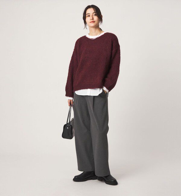 UNITED ARROWS green label relaxing「［size SHORT/TALLあり］オルマイ ウラキモウ ワイド パンツ ストレッチ 帯電防止」|その他|