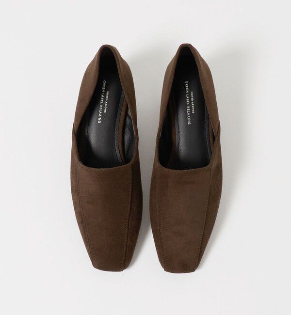 UNITED ARROWS green label relaxing「スクエアトゥ フラットシューズ」|ローファー|