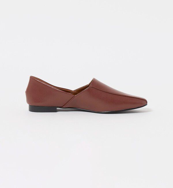 UNITED ARROWS green label relaxing「スクエアトゥ フラットシューズ」|ローファー|