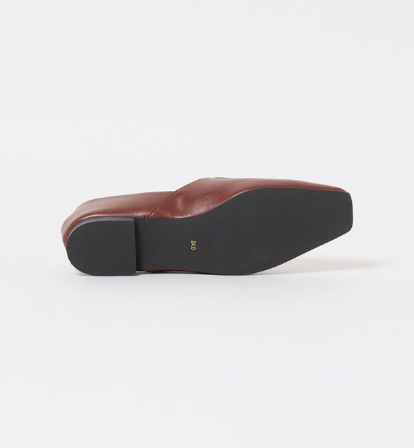 UNITED ARROWS green label relaxing「スクエアトゥ フラットシューズ」|ローファー|