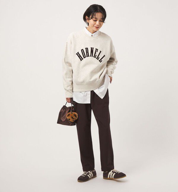 UNITED ARROWS green label relaxing「【WEB限定】オルマイ ウラキモウ テーパード パンツ ダークブラウン」|その他|