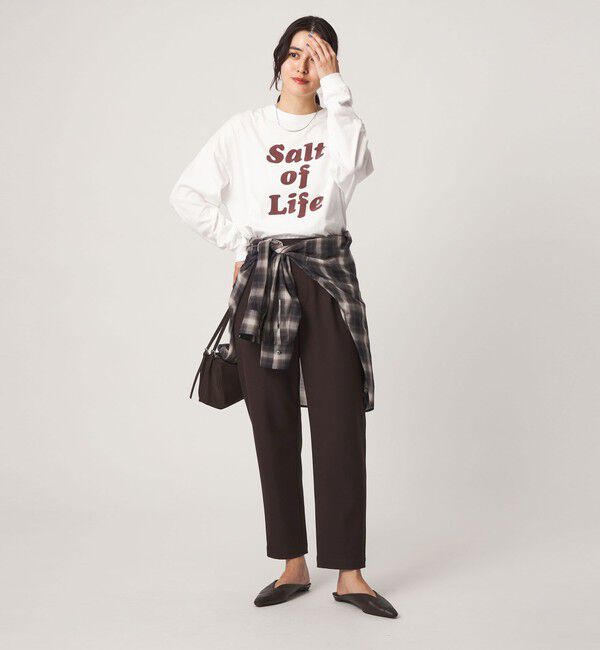 UNITED ARROWS green label relaxing「【WEB限定】オルマイ ウラキモウ テーパード パンツ ダークブラウン」|その他|