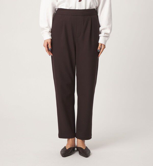 UNITED ARROWS green label relaxing「【WEB限定】オルマイ ウラキモウ テーパード パンツ ダークブラウン」|その他|