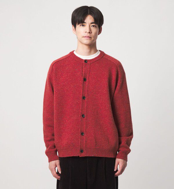 UNITED ARROWS green label relaxing「ウール ナイロン カラーネップ カーディガン」|カーディガン|