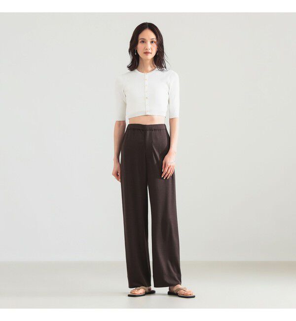 BEAMS SELECTION for WOMEN「AURALEE / GIZA HIGH GAUGE RIB KNIT SHORT CARDIGAN」|ニット・セーター|