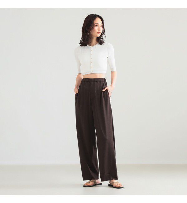 BEAMS SELECTION for WOMEN「AURALEE / GIZA HIGH GAUGE RIB KNIT SHORT CARDIGAN」|ニット・セーター|