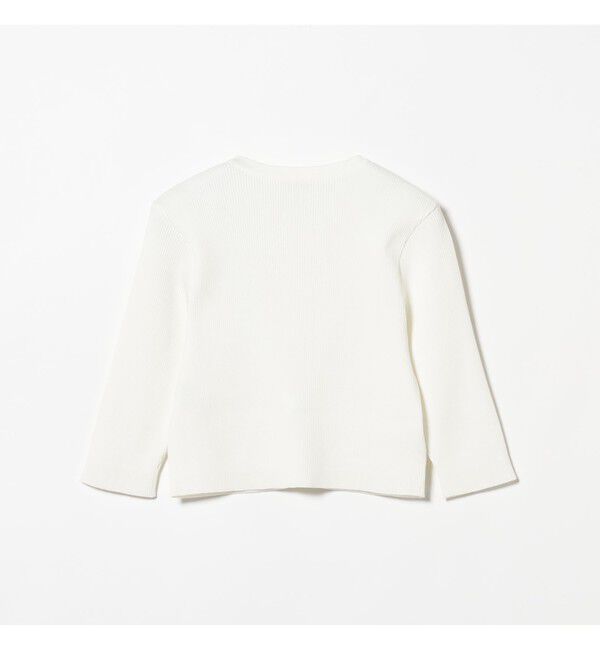 BEAMS SELECTION for WOMEN「AURALEE / GIZA HIGH GAUGE RIB KNIT SHORT CARDIGAN」|ニット・セーター|