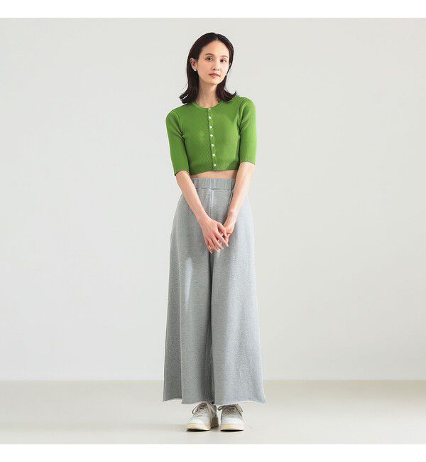 BEAMS SELECTION for WOMEN「AURALEE / GIZA HIGH GAUGE RIB KNIT SHORT CARDIGAN」|ニット・セーター|