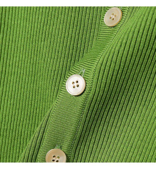 BEAMS SELECTION for WOMEN「AURALEE / GIZA HIGH GAUGE RIB KNIT SHORT CARDIGAN」|ニット・セーター|