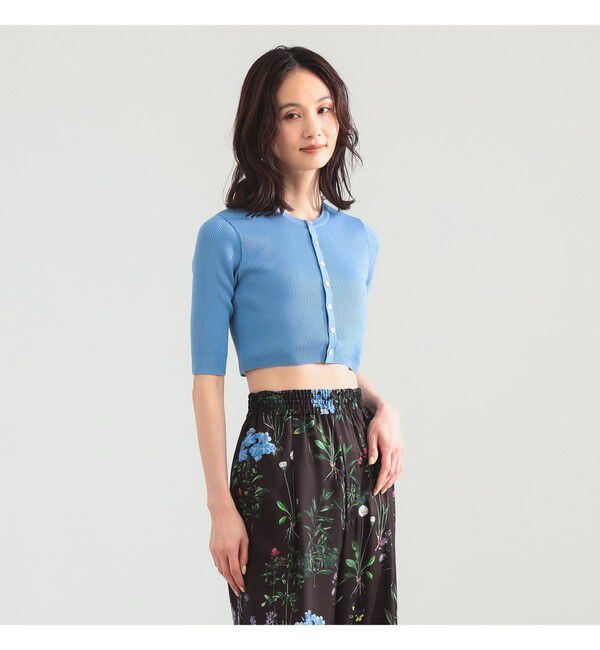 BEAMS SELECTION for WOMEN「AURALEE / GIZA HIGH GAUGE RIB KNIT SHORT CARDIGAN」|ニット・セーター|