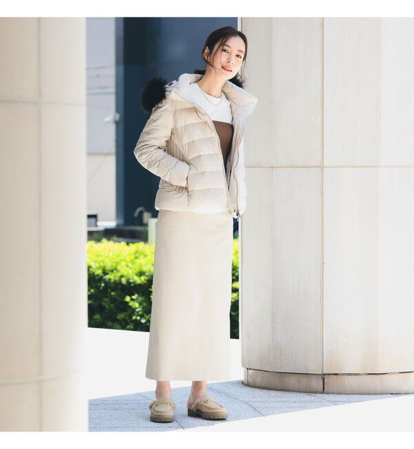 BEAMS SELECTION for WOMEN「【別注】TATRAS / KOSAVA セイル ファー ダウンジャケット」|ブルゾン・スタジャン|