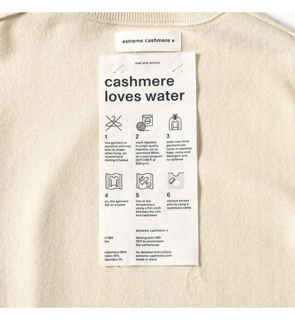 BEAMS SELECTION for WOMEN「extreme cashmere / TES クルーネック ニット」|ニット・セーター|
