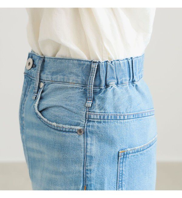 BEAMS SELECTION for WOMEN「【別注】upper hights / LAZY NIECE サイドゴム デニムパンツ」|デニム|