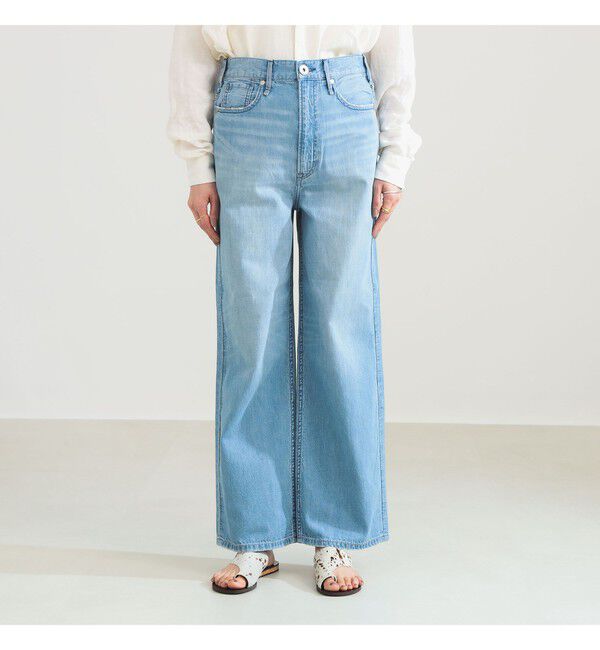 BEAMS SELECTION for WOMEN「【別注】upper hights / LAZY NIECE サイドゴム デニムパンツ」|デニム|
