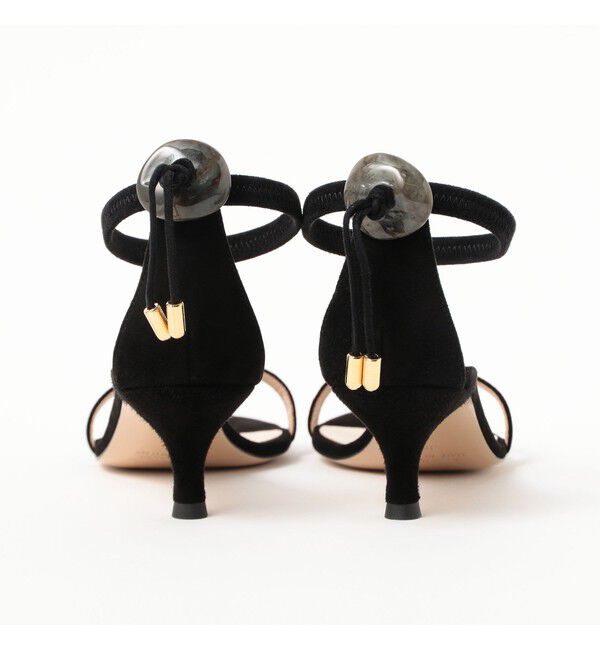 BEAMS SELECTION for WOMEN「NEBULONI E. / ストーン アンクルゴムストラップ サンダル」|サンダル|