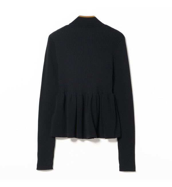 BEAMS SELECTION for WOMEN「FRED PERRY / ジップスルー ペプラム カーディガン」|ニット・セーター|