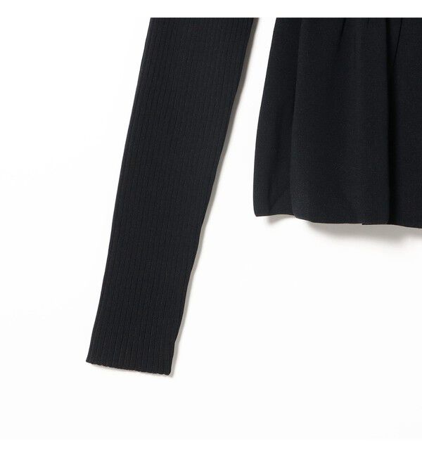 BEAMS SELECTION for WOMEN「FRED PERRY / ジップスルー ペプラム カーディガン」|ニット・セーター|