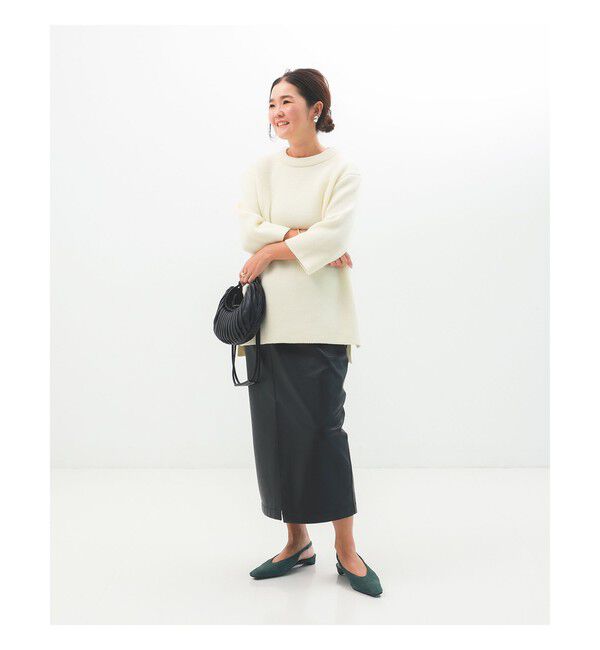 Demi-Luxe BEAMS 「クロップド スリーブ ニット .M」|ニット・セーター|