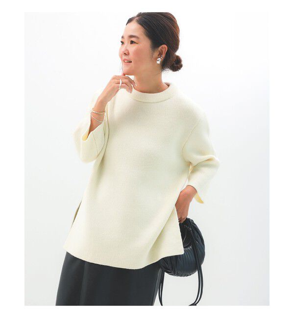 Demi-Luxe BEAMS 「クロップド スリーブ ニット .M」|ニット・セーター|
