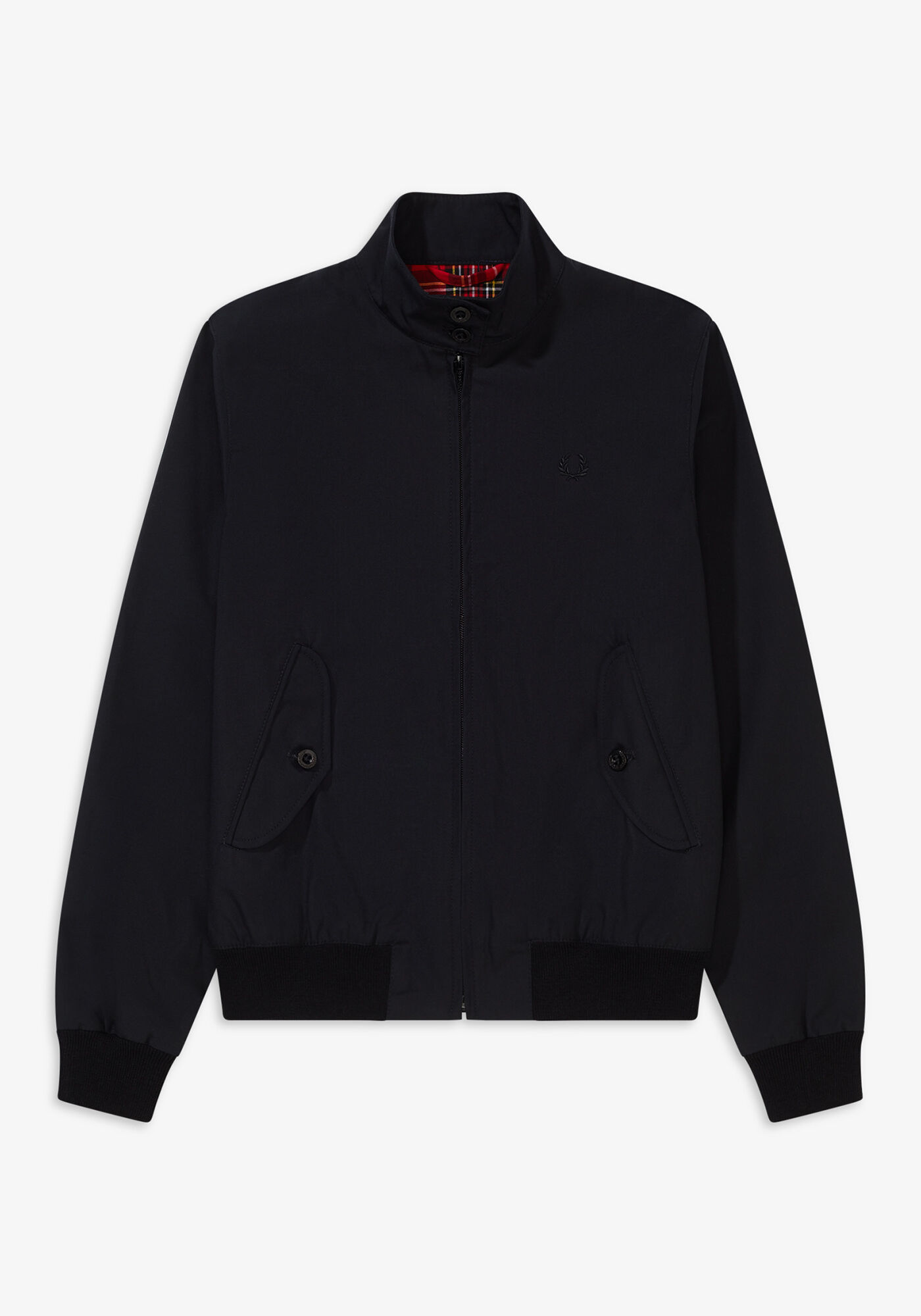 FRED PERRY 「Reissues Made In England Harrington Jacket／イングランド製ハリントンジャケット」|ブルゾン・スタジャン|BLACK