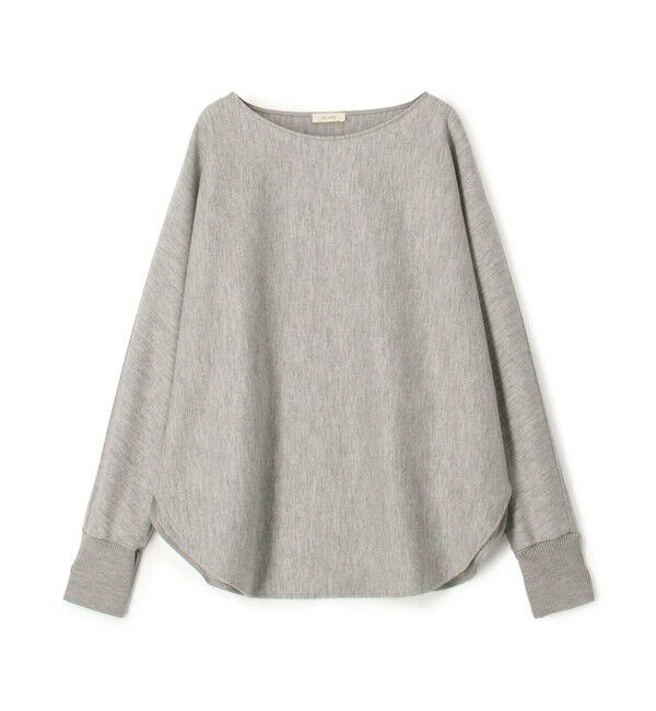 DES PRES「ニットコンビネーション ボートネックプルオーバー」|Tシャツ・カットソー|15 グレー