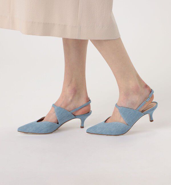 TOMORROWLAND GOODS「NEBULONI E. CUTWORK ミュールパンプス」|パンプス|
