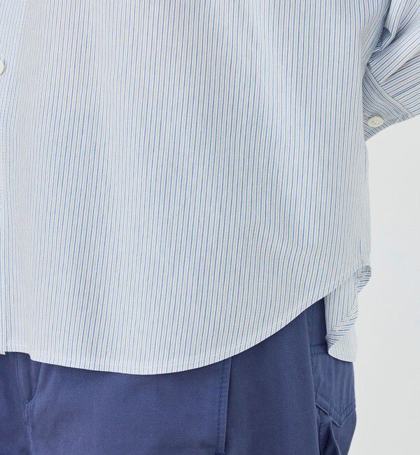 GALERIE VIE「シルキーコットン ショートレングスシャツ」|シャツ・ブラウス|