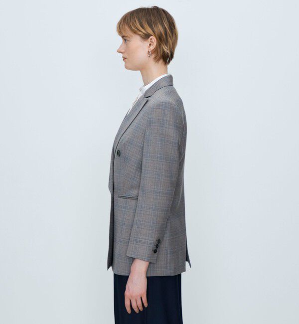 TOMORROWLAND collection「ZELANDER NATURAL STRETCH ダブルブレストジャケット」|テーラードジャケット|