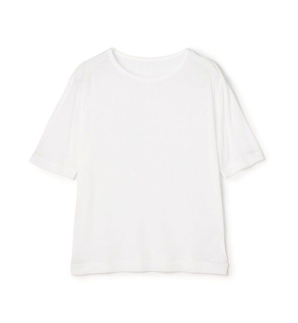 MACPHEE「シアージャージー ハーフスリーブプルオーバー」|Tシャツ・カットソー|11 ホワイト