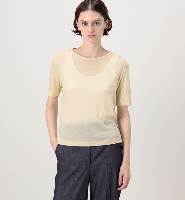 MACPHEE「シアージャージー ハーフスリーブプルオーバー」|Tシャツ・カットソー|