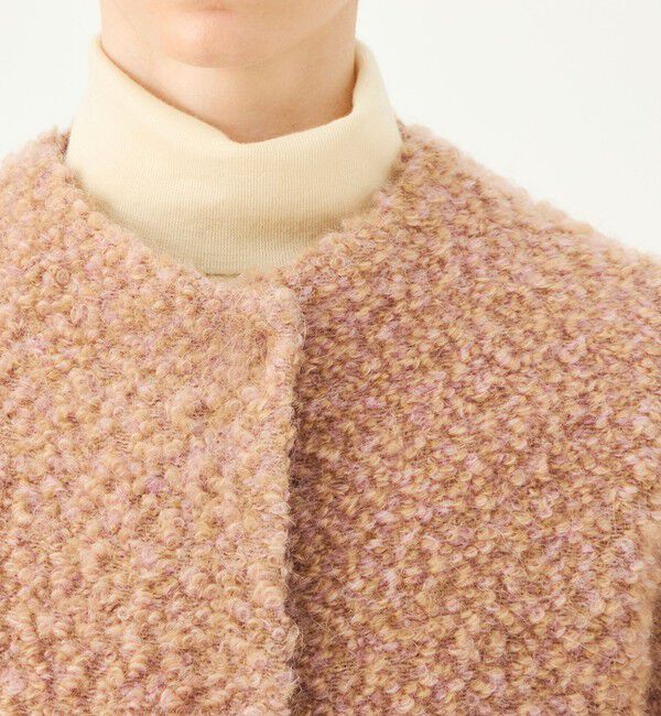 Ballsey「Danielle ミドルコート」|ノーカラーコート|