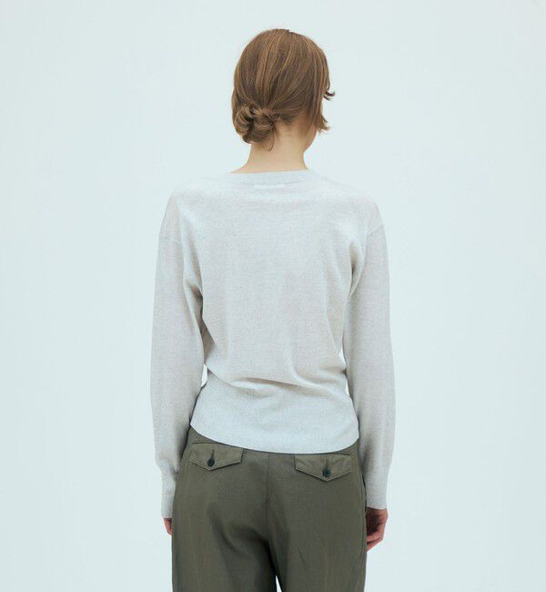 GALERIE VIE「プレーンウール クルーネックプルオーバー」|ニット・セーター|