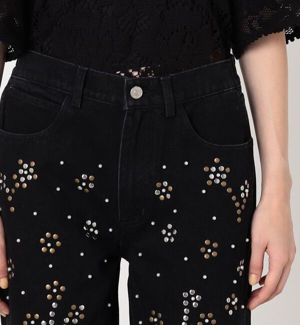 TOMORROWLAND BUYING WEAR「SEA NEW YORK ETTA DENIM STUDDED JEANS スタッズ デニムパンツ」|デニム|