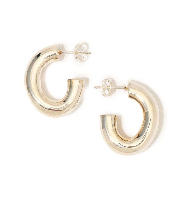 TOMORROWLAND GOODS「les solides small oval bold フープピアス」|ピアス|