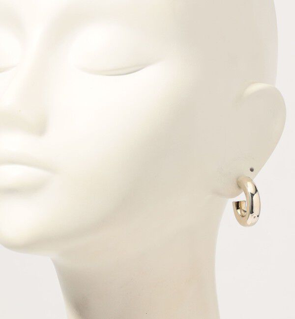 TOMORROWLAND GOODS「les solides small oval bold フープピアス」|ピアス|