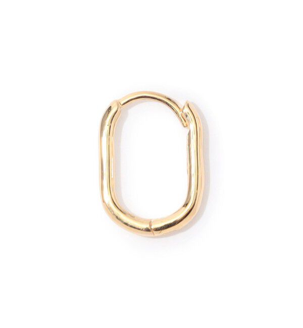 TOMORROWLAND GOODS「Metier Oval Clicker Hoop 片耳ピアス」|ピアス|