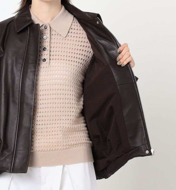 TOMORROWLAND BUYING WEAR「ARMA MELIS Lamb Butter レザー ジャケット」|テーラードジャケット|