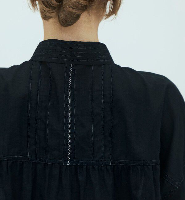 GALERIE VIE「インドコットン ステッチラインシャツ」|シャツ・ブラウス|