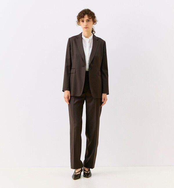 TOMORROWLAND collection「365 TWILL ストレートパンツ」|スラックス|