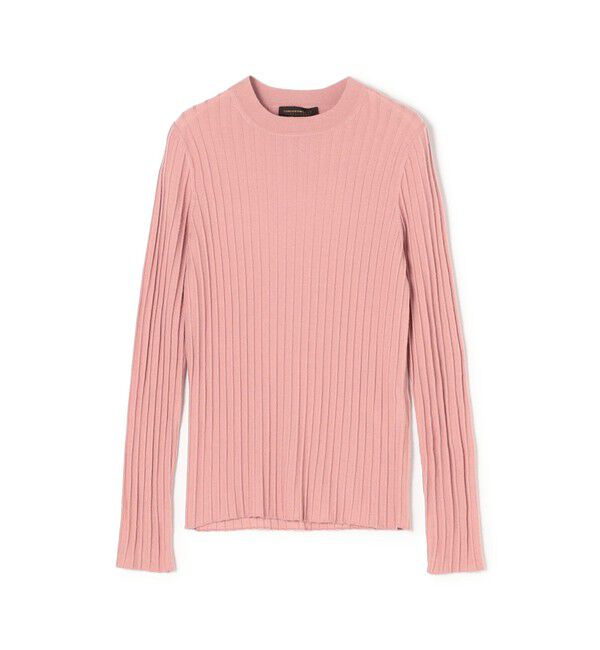 TOMORROWLAND collection「ウールシルクカシミヤリブ ロングスリーブプルオーバー」|ニット・セーター|31 ライトピンク